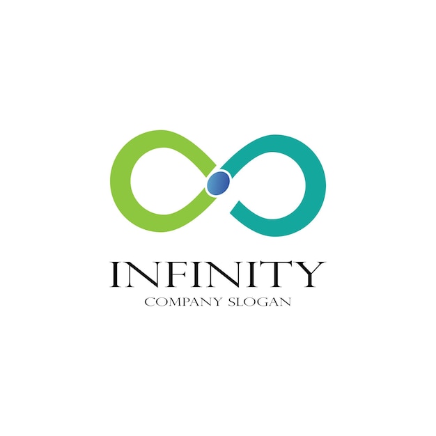 Infinity DesignInfinity logo Vector icono plantilla