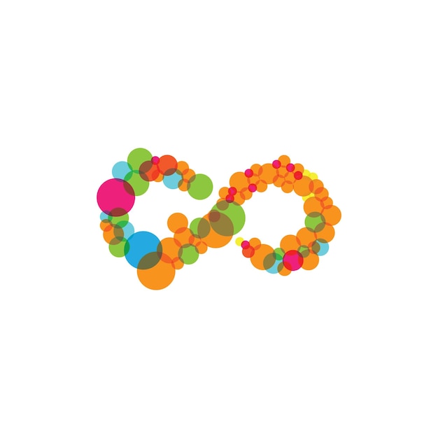 Infinity DesignInfinity logo Vector icono plantilla