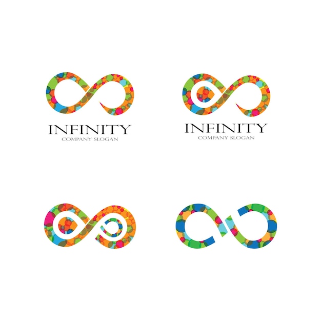 Infinity DesignInfinity logo Vector icono plantilla