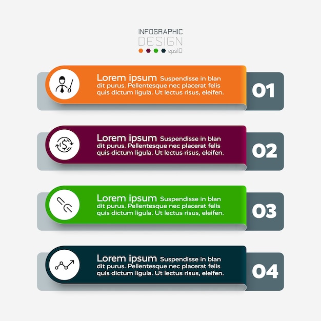 Infografía de 4 pasos.