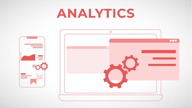 Infografía analítica de rojos