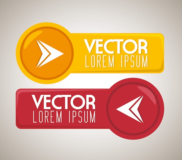 Vector infografía y banners