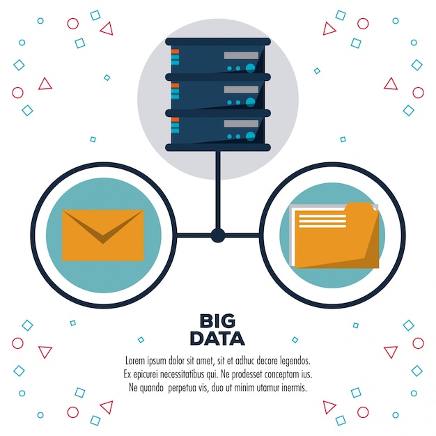 Infografía de big data technology