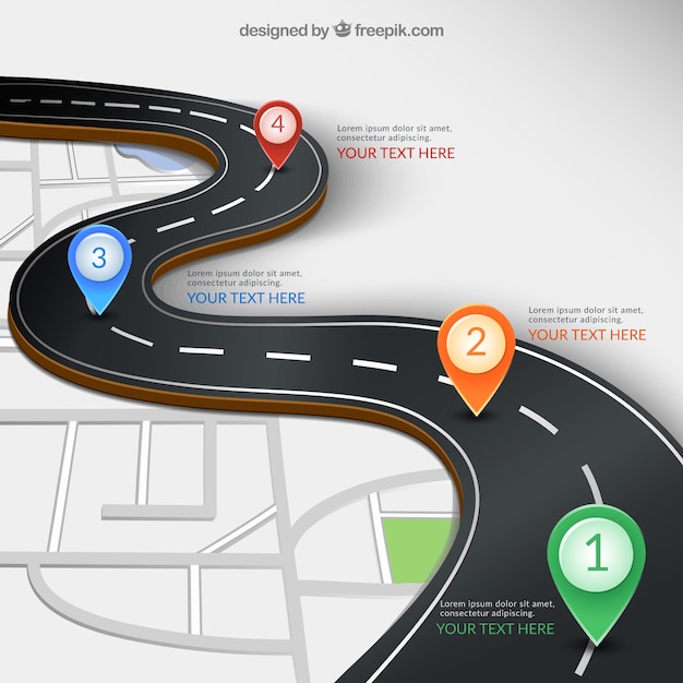 Infografía carretera