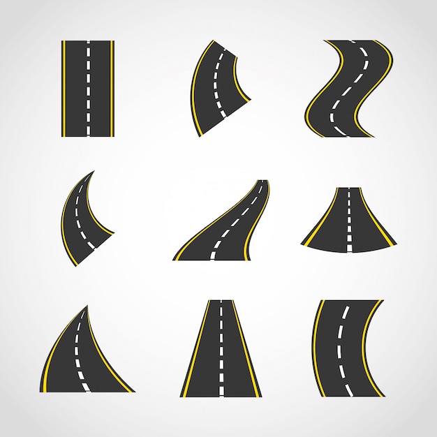 infografía de carreteras