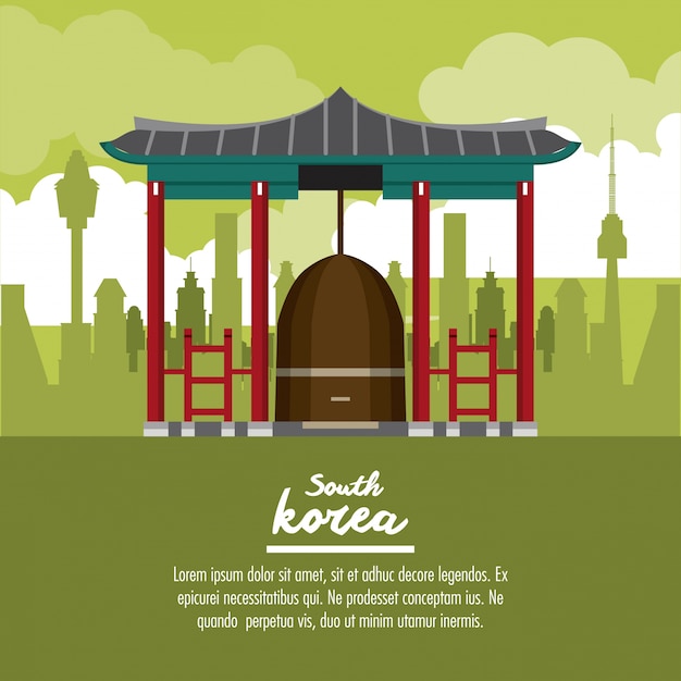 Infografía de corea del sur