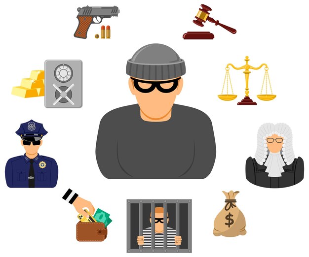 Infografía de crimen y castigo