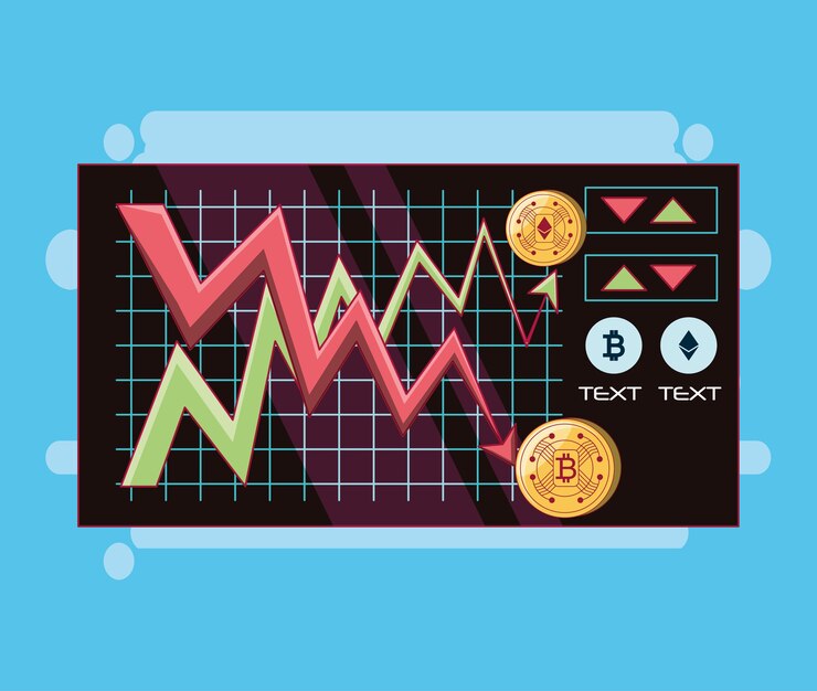 Vector infografía criptomoneda