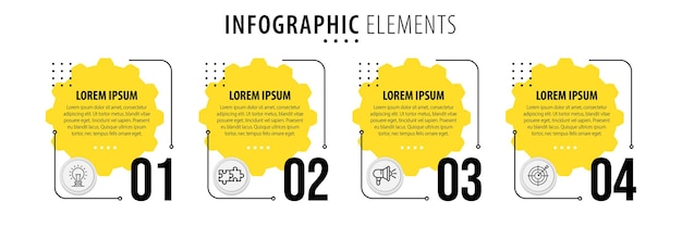 Infografía de datos coloridos vectoriales con detalles