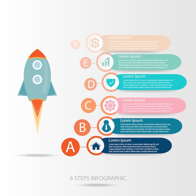 Infografía de datos comerciales