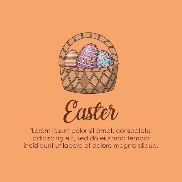 Infografía de diseño de Pascua