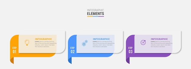 Infografía con diseño de pasos