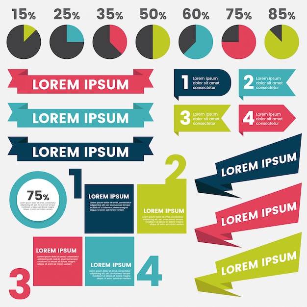 Vector infografía diseño plantilla vector