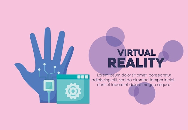 Infografía de diseño de realidad virtual