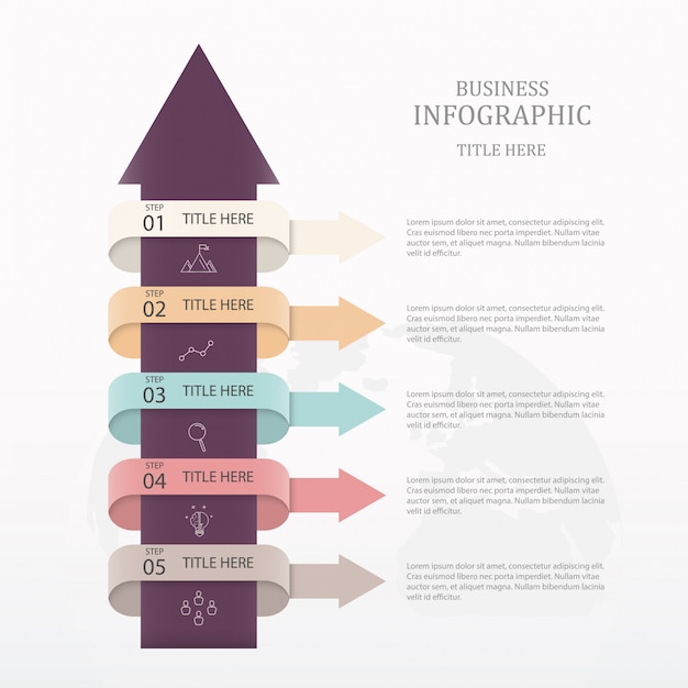 Infografia de flecha