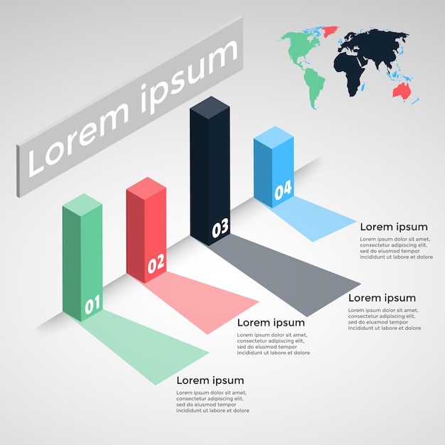 Infografía línea de tiempo de siete opciones.