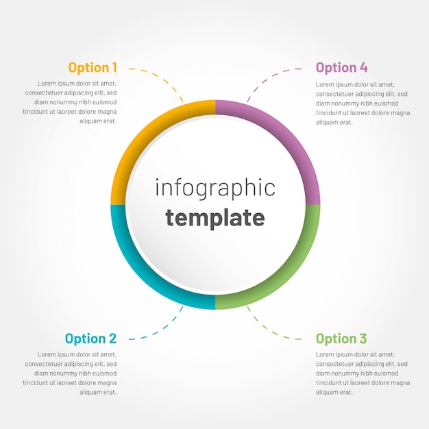 Infografía moderna vector
