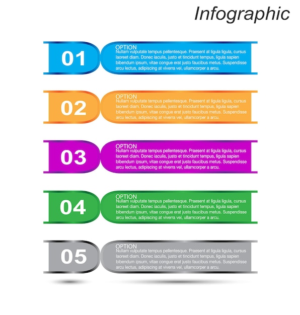 Infografía con pasos y opciones.