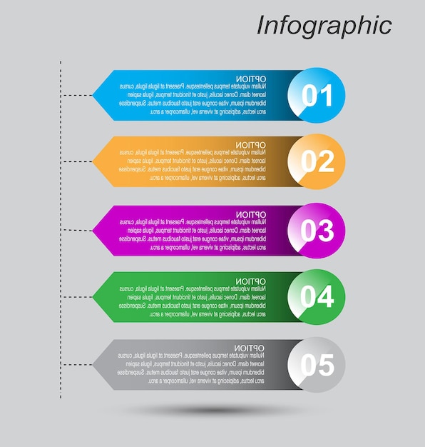 Infografía con pasos y opciones.
