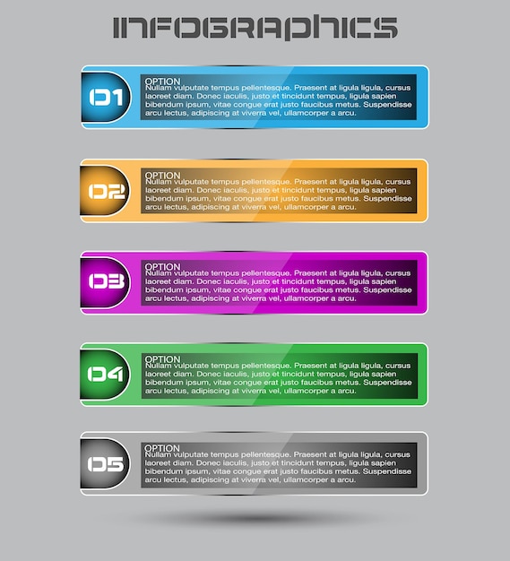 Infografía con pasos y opciones.