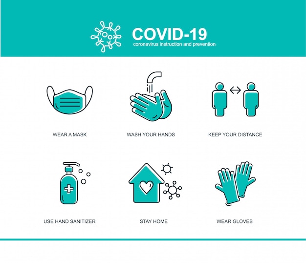 Infografía de prevención de coronavirus