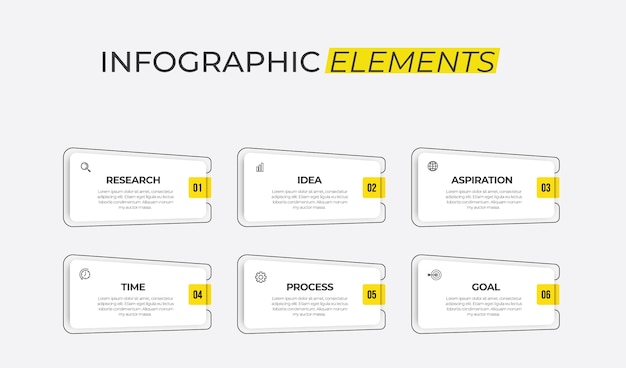 La infografía se puede utilizar para el diseño de flujo de trabajo, diagrama, informe anual, diseño web.