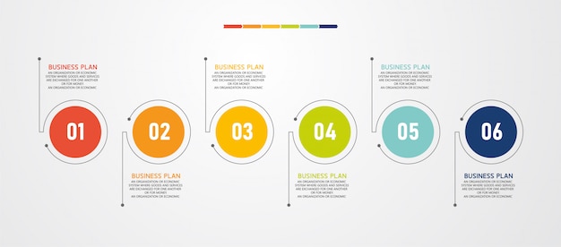 La infografía se puede utilizar para el proceso de presentación, gráfico de datos.