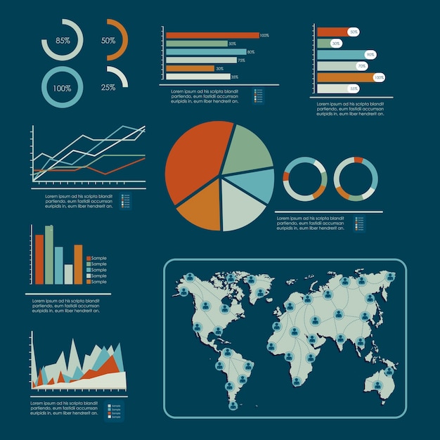 Infografía de redes sociales