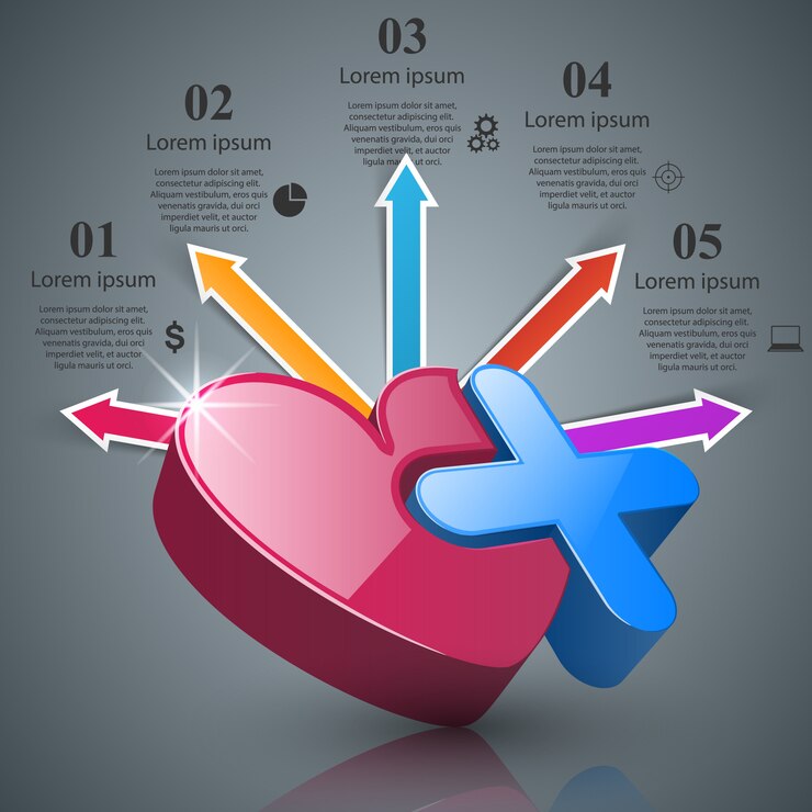 Vector infografía de salud