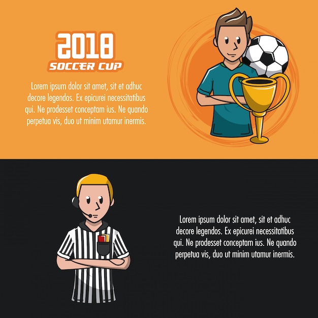 Vector infografía de torneo de fútbol con elementos