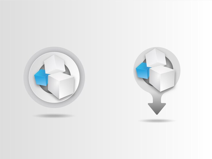 Vector infografía con tres cajas