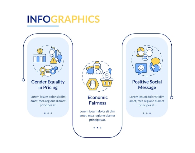 Infografía vectorial de impuestos rosa 2D plantilla visualización de datos con gráfico de línea de tiempo de proceso de 3 pasos