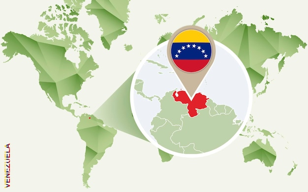 Infografía para venezuela mapa detallado de venezuela con bandera