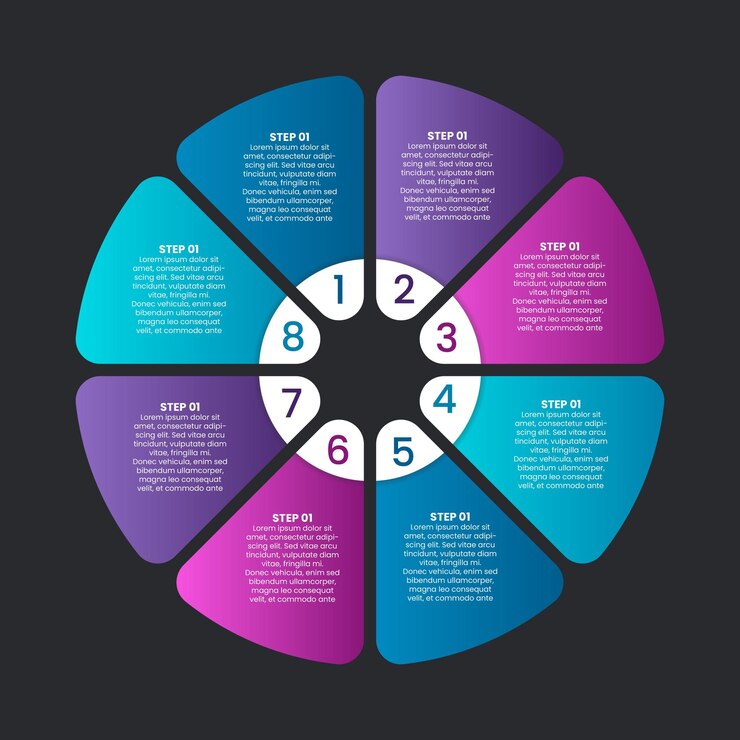 Vector infografía