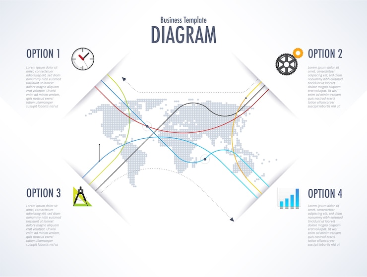 Vector infografía