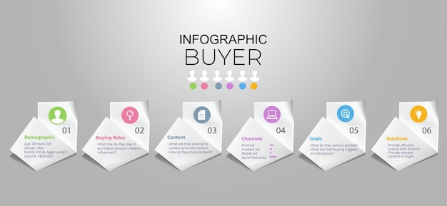 Infografías abstractas modernas con cuatro pasos o elementos de procesos Ilustración del concepto de negocio