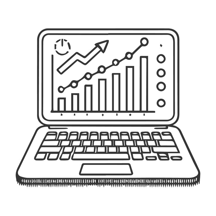 Vector infografías empresariales dibujadas a mano