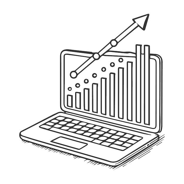 Infografías empresariales dibujadas a mano