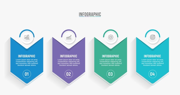 Infografías de línea de tiempo con 4 5 pasos u opciones para la presentación de procesos diagrama de flujo de trabajo diagrama de fluxo