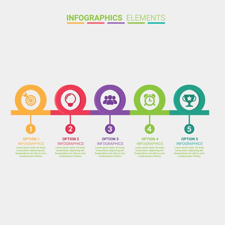 Infografías de pasos profesionales 2
