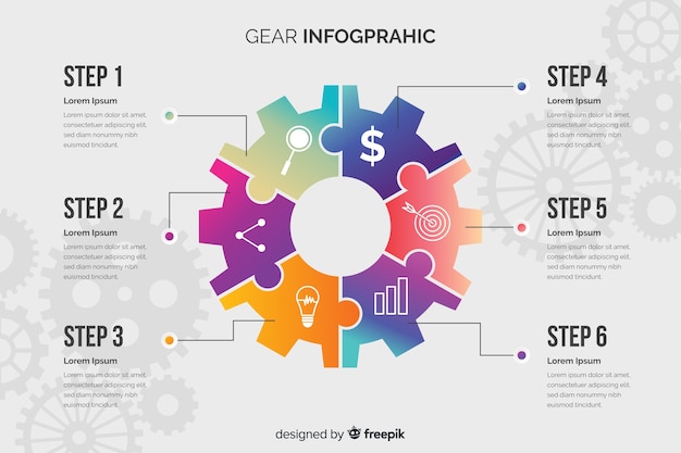 Infogragría de engranaje