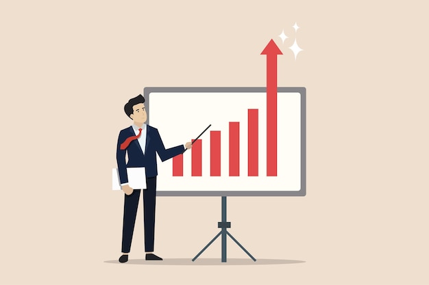 Información sobre el proyecto breve presentación del documento detalles de la estrategia empresarial ilustración empresarial