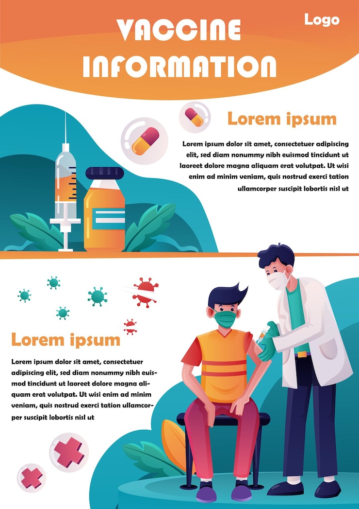 Vector información de la vacuna
