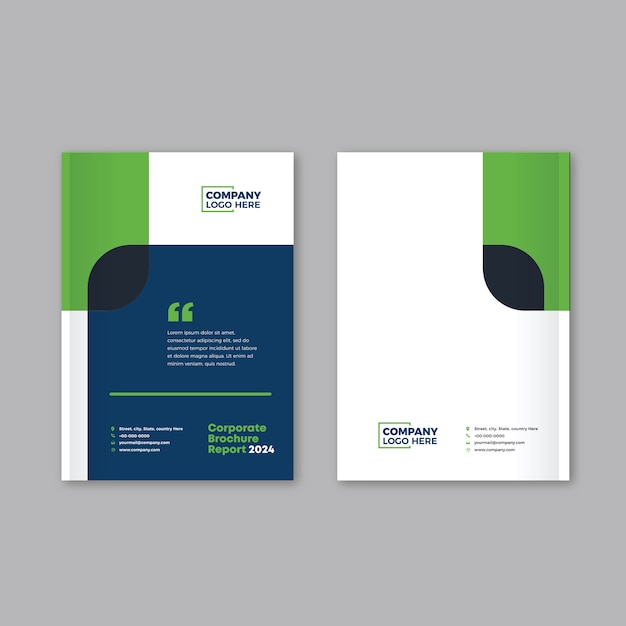 Vector informe anual, catálogo, diseño de portadas de folletos.