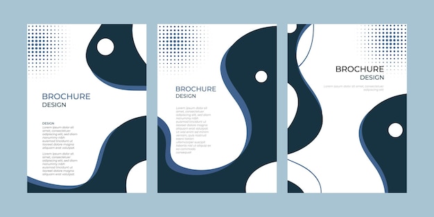 Informe anual del diseño de la cubierta del diseño de la plantilla del folleto