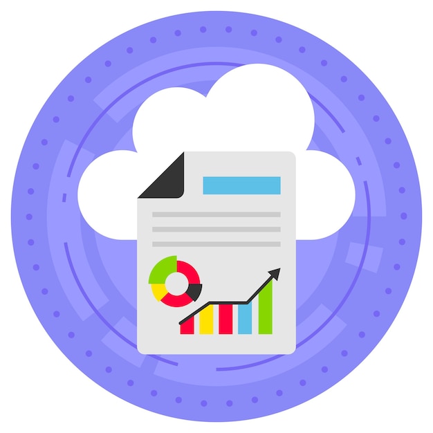 Informes del servidor de aplicaciones Concepto Almacenamiento de datos Estadísticas Diseño vectorial Procesamiento en la nube