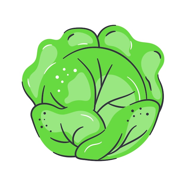 Infundir frescura en sus diseños con nuestro icono de lechuga un toque verde crujiente que agrega un vibrante