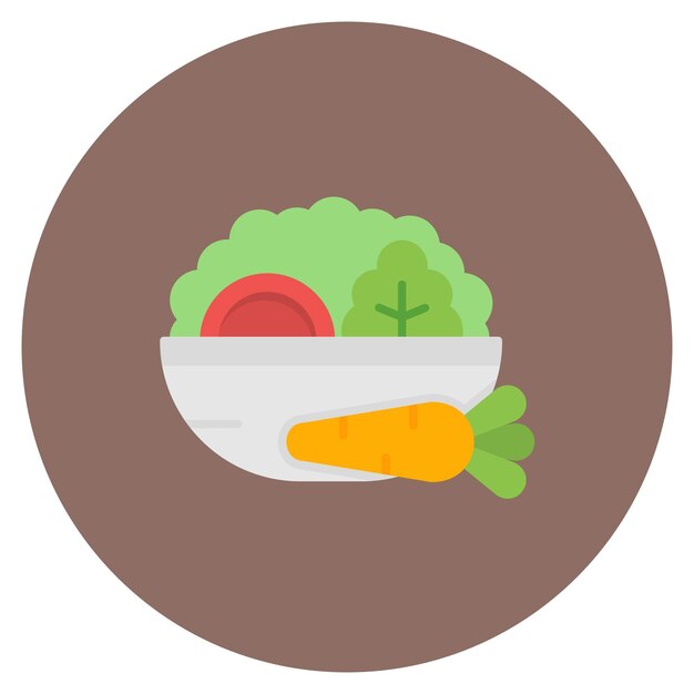 Ingredientes frescos Ilustración plana
