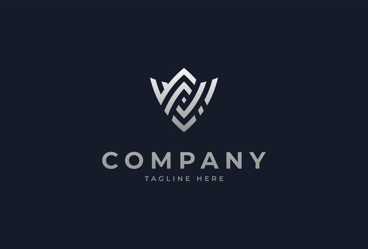 Vector inicial av o va monograma la letra a y v del logotipo con diseño de estilo de nudo ilusión vectorial de inspiración del logotipo