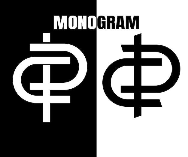 inicial del logotipo del monograma